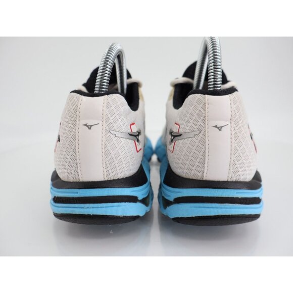 Mizuno Wave Inspire 11 Running Shoes Womens Size 7 M White Gray Red Blue - Picture 6 of 11